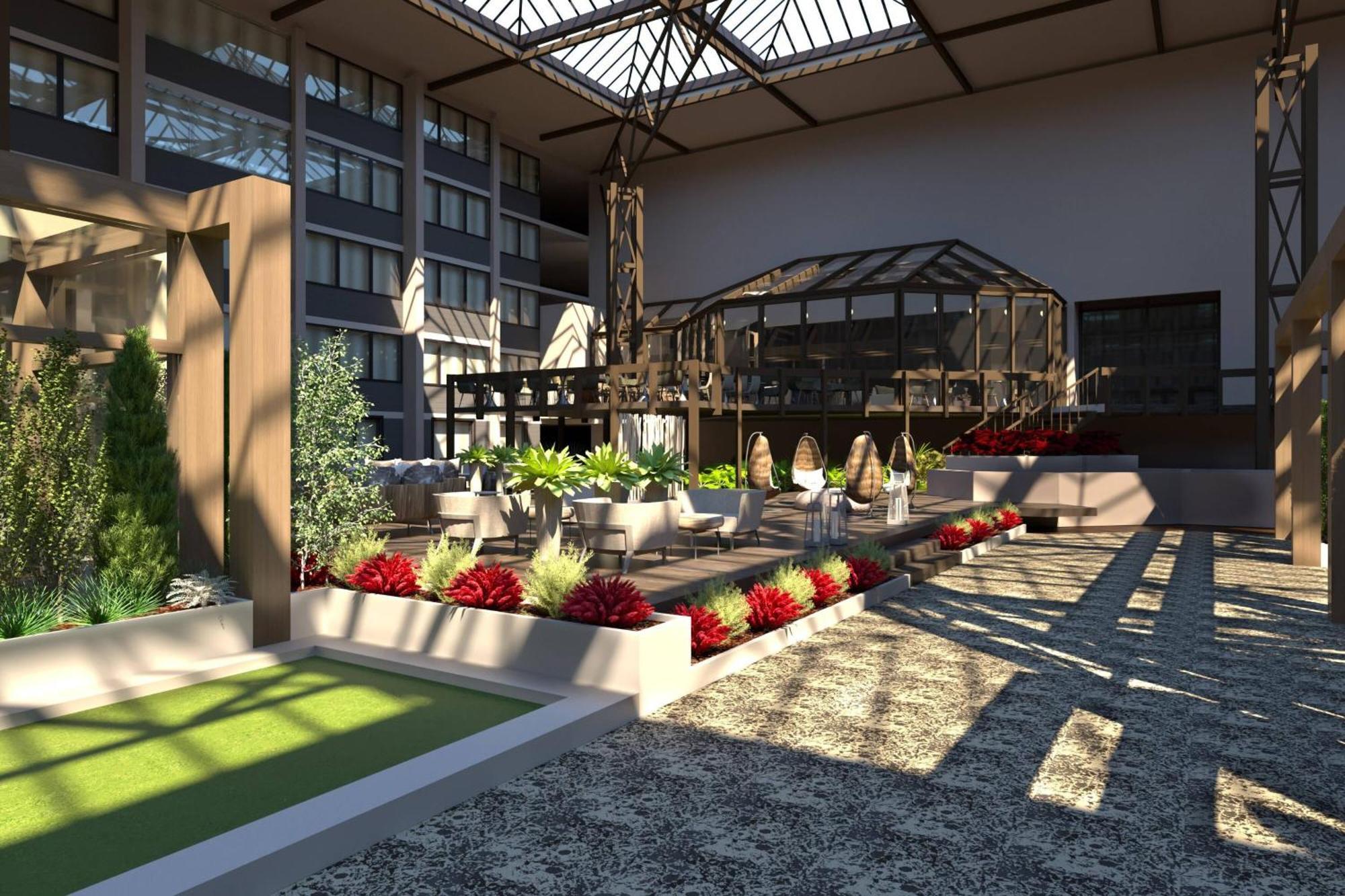 Seattle Airport Marriott Hotell SeaTac Eksteriør bilde